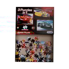 DISNEY PIXAR CARS JIGSAW PUZZLE 3 PUZZLES IN 1 ( 48 PCS)