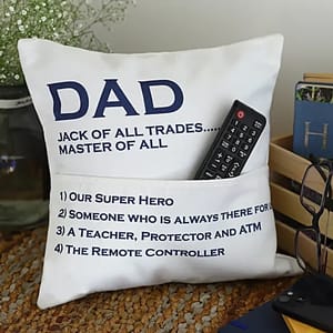 Master Of All Cushion For Dad For Father's Day Gift