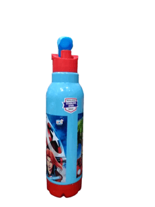 Avengers Steel Iceberg Insulated Bottle-550 ml with Free Cap Inside Steel Inner for Kids Keep Warm & Cold for Long Time