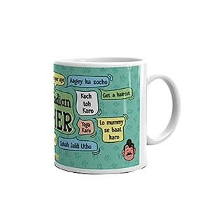 Father's Day Gift Great Indian Father Coffee Mug - Best Gift for Dad on Birthday, Father's Day (Ceramic) (Microwavable) (330 ml)