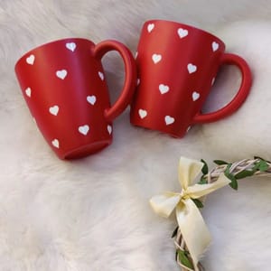 Unbreakable Couple Mugs - Set of 2 - Red (300ML each)