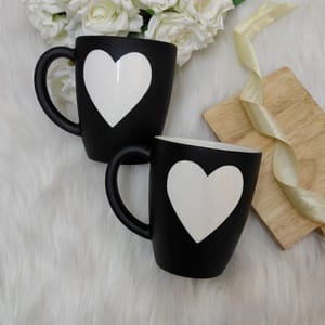 Unbreakable Coffee Mugs - Set of 2 - Chalkboard Finish (300ML each)