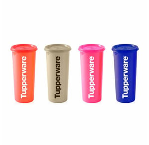 Tupperware 16OZ Tumbler 470ML (SET OF 4) ,Drinkware, Bottle