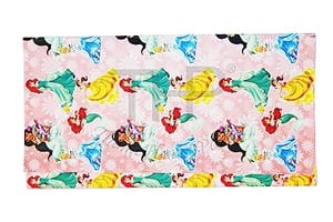 Disney Princess Wrapping Paper Gift Wrapping Paper Roll Design for Wedding,Birthday, Shower, Congrats, and Holiday Gifts Size - 50.5 x 70.5 cm (D PRINCESS, Character Theme set of 10)