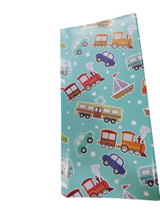 Transportation Gift Wrapping paper , Gift Wrapping Paper Roll Design for Wedding,Birthday, Congrats, and Holiday Gifts Size - 50.5 x 70.5 cm Transportation Gift wrapping paper pack of 10- Transportation Design Gift Wrap Paper Multi-Colour
