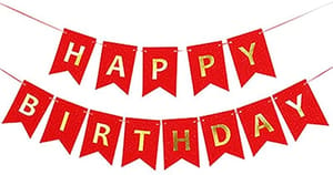 19th Happy Birthday Balloon Decoration , Decoration Theme-Golden & Red ,Happy Birthday Decoration Service At Your Door-Step,( 19th Birthday Decoration For Girls )