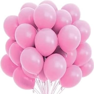 1st Happy Anniversary Balloon Decoration ,Decoration Theme-Black & Pink , Happy Anniversary Decoration Service At Your Door-Step, (1st Anniversary Decoration)