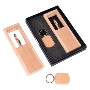 Victory Wooden 2 in 1 Gift Set of 2 item EVM Encase+ power bank Suitable for all industries