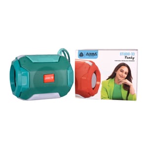 Aroma Studio-33 Funky Teal Bluetooth Portable Speaker & it suitable for outdoor use