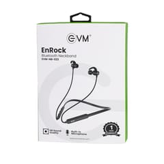 Black & Red EnRock Bluetooth Neckband EVM-NB-023 perfect gift for music-lover stakeholders