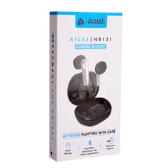 White Aroma Atlas Wireless Earbuds Control your music and calls with the tap of a finger