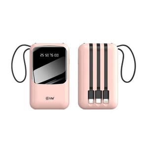 EVM 10000mAh Pink Encase Mini Power bank  is ideal to carry everywhere and can be a perfect Corporate gift