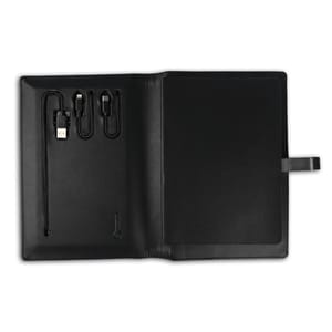 Diary Power Bank is great corporate gift for your manager and employees to make them feel specialClassic Black Notebook Diary Power Bank NDPBxx5000mAh