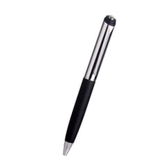 Trendy Black & Silver Metal Ballpoint Pen premium desire to owe a gem in your pocket & Gift Work, Home Stationery for Boys and Girls.