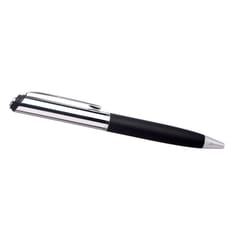 Trendy Black & Silver Metal Ballpoint Pen premium desire to owe a gem in your pocket & Gift Work, Home Stationery for Boys and Girls.