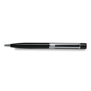 Personalized High-Gloss Metallic Black Ballpen- 104 Perfect finishing with a pointed nib ,Ideal Corporate gift suitable for all industries