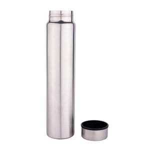 500ml Single Wall Silver Stainless Steel Vacuum Flask with Hot n Cold water also customizable through screen printing and laser engraving.