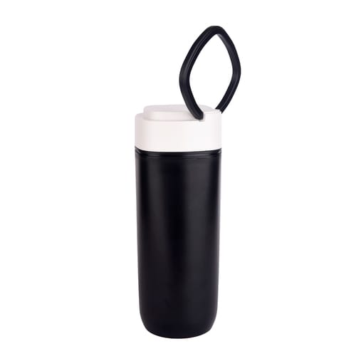 480ml Black Unspillable Stainless steel Tumbler with leak-proof & Hot & Cold Water