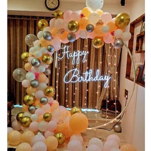 Happy Birthday Balloon Decoration , Happy Birthday Decoration Service At Your Door-Step