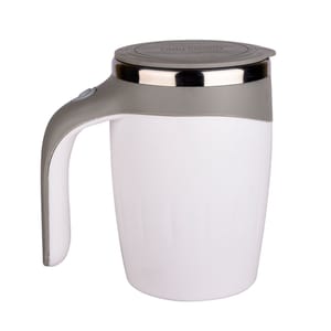 500ml Multi-functional Magnetized Stirring White Cup is the best and easiest way to mix hot or cold drinks! mixing cups with lids allow you to take beverages from the kitchen to the living room, bedroom, car, office, gym