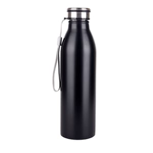 Unbreakable Leak Proof Lightweight & Certified 100% BPA Free Ideal For Gym,Travel, School, Office, Kids 750ml Black Stainless Steel Sipper Bottle