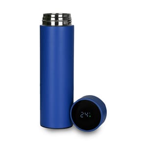 500 ml Trendy Blue Smart LED Active Temperature Display Indicator Insulated Stainless Steel Hot & Cold Flask Bottle