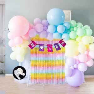 My 1/2 HALF Birthday Decoration service at your door step , For Baby Boy , For Baby Girl , For Little Prince , For Little Princess