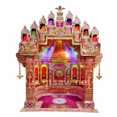Copper Temple Makhar 48" For Ganpati Festival(1.5FT)