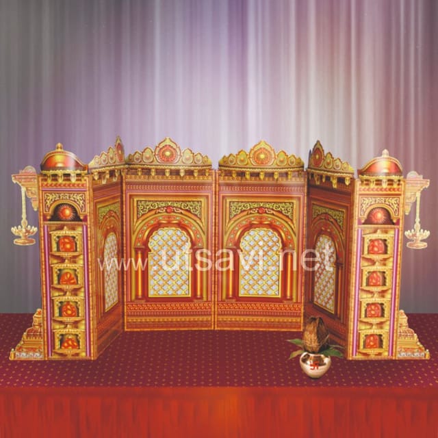 Jaipur Palace 4 Jali Set For Ganpati Festival(2FT)