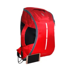 Enormous Red Laptop Backpack premium quality build with great material & Ideal for Explorers, Students, Traveler, Digital Nomads, Creative Professionals, Interns, Camping, and hiking