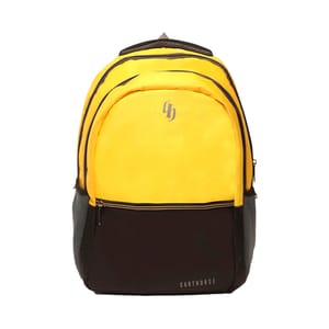 Trackkeeper Stylish Yellow Backpack made with polyester material,Large Capacity hard case backpack feels luxurious and comfortable