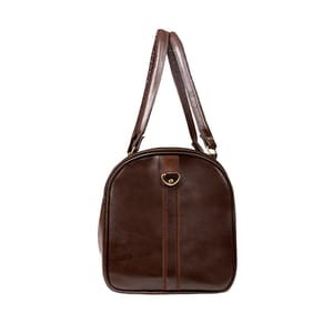 Fenrich Brown Leather Duffle Bag to carry stylish accessories and set the standard also perfect gift for all your employees, clients and customers