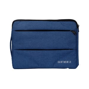 Handy 15inch Navy Blue Laptop Sleeve Bag Slim design allows one to carry the case by itself or in a bag