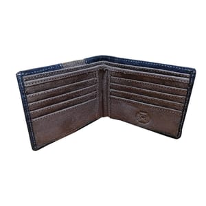 Velvet Finished Blue Wallet Its smooth texture makes this wallet man so elegant and stylish
