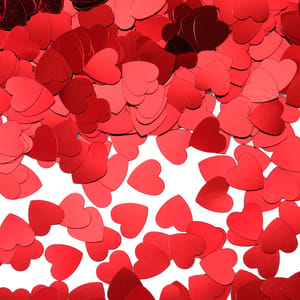 Red Heart Shape Confetti For Wedding , Anniversary , Valentine's day, Birthday Party Supplies product ( 1kg )