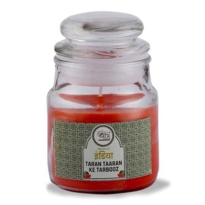 Watermelon Scented Jar Candle is an ideal present for various festivals such as Valentine's Day,Christmas,Diwali,Thanksgiving & Fregrance For Mischievous & Carefree Mood