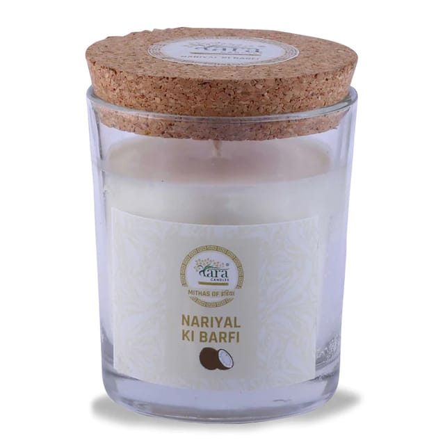 Coconut Aroma Scented Jar Candle is an ideal present for various festivals such as Valentine's Day,Christmas,Diwali,Thanksgiving & Fregrance For Festive Mood