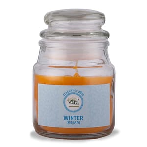 Kesar Scented Aroma Candle is an ideal present for various festivals such as Valentine's Day,Christmas,Diwali,Thanksgiving & Fregrance For Hopeful & Optimistic Mood