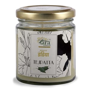 Bay Leaf (Tejpatta) Aroma Jar Candle is an ideal present for various festivals such as Valentine's Day,Christmas,Diwali,Thanksgiving & Fregrance For Peaceful & Meditative Mood