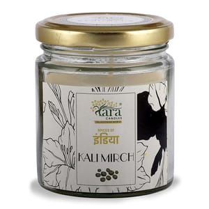 Black Pepper (Kalimirch) Aroma Jar Candle is an ideal present for various festivals such as Valentine's Day,Christmas,Diwali,Thanksgiving & Fregrance For Re-Energising & Uplifting Mood
