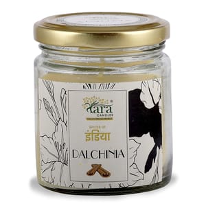 Cinnamon (Dalchini) Aroma Jar Candle is an ideal present for various festivals such as Valentine's Day,Christmas,Diwali,Thanksgiving & Fregrance For Peaceful & Meditative Mood