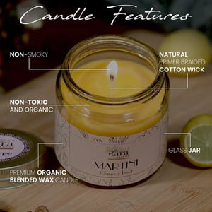 Ginger with Lime Fragrance Candle is an ideal present for various festivals such as Valentine's Day,Christmas,Diwali,Thanksgiving & Fregrance For Mischievous & Carefree Mood