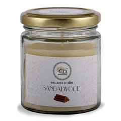 Sandalwood Aromatherapy Scented Jar Candle is an ideal present for various festivals such as Valentine's Day,Christmas,Diwali,Thanksgiving & Fregrance For Peaceful & Meditative Mood