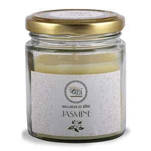 Jasmine Aromatherapy Scented Jar Candle is an ideal present for various festivals such as Valentine's Day,Christmas,Diwali,Thanksgiving & Fregrance For Calming & Relaxation Mood