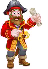 Pirate theme birthday decoration kit pack of 67 pcs , boys birthday party , birthday decoration materials