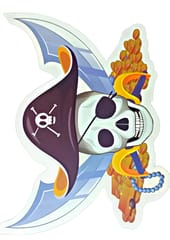 Pirate theme birthday decoration kit pack of 67 pcs , boys birthday party , birthday decoration materials