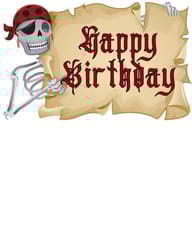 Pirate theme birthday decoration kit pack of 67 pcs , boys birthday party , birthday decoration materials