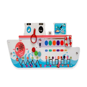 7 in 1 Activities Sea Ship Rugged Busy Board For Kids and Toddlers