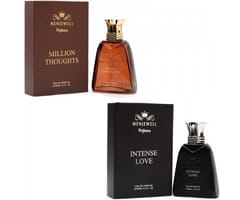 Set of 2 INTENSE LOVE & MILLION THOUGHT Men perfume 200ml
