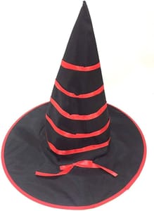 ThemeHouseParty Halloween Witch Hat for Halloween Party accessory for Halloween party print as per available